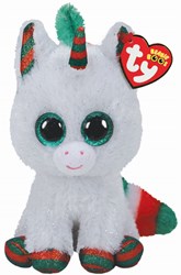 Ty Plüschtier Beanie Boo's Winter Unicorn 15cm Weihnachts-Einhorn