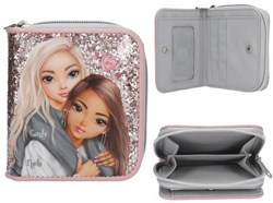 Depesche TOPModel Geldbörse - MY BFF - Glitzer Grau Rosa