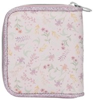 Depesche TOPModel Geldbörse lila BLOOMING KITTY Glitzer Blumen-3