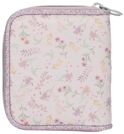Depesche TOPModel Geldbörse lila BLOOMING KITTY Glitzer Blumen-3