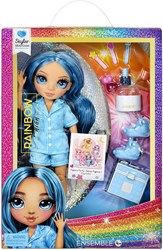 Rainbow High Modepuppe Junior High Pyjamaparty Skyler blau 23 cm Spielzeug
