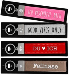Depesche Glücksfilz Schlüsselband Schlüsselanhänger mit Spruch
