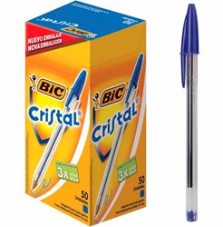 BIC 50 Bic Cristal in blauer Box