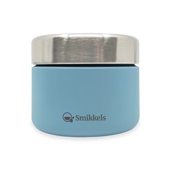 Smikkels - Obsttablett aus Edelstahl 420 ml - Blau
