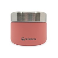 Smikkels - Obsttablett aus Edelstahl 420 ml - Rosa