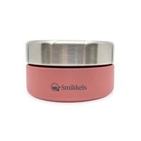 Smikkels Edelstahl Foodjar 280ml rosa Snackbehälter