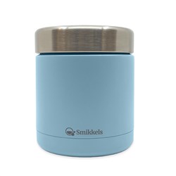 Smikkels Thermos Foodjar Lunchbox Blau - Edelstahl 350ml für Kinder