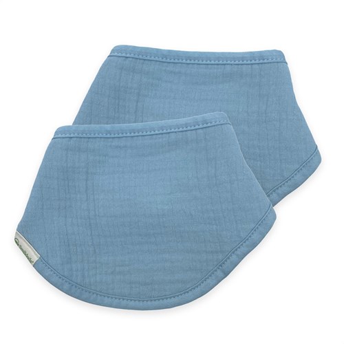 Smikkels - Bandana-Lätzchen (2 Stück) - Blau