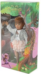 Kruselings Puppe Chloe - Casual Puppenset mit Zubehör und rosa Outfit