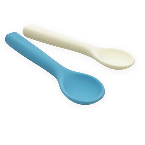 Smikkels - Silikonlöffel (Set) - Blau
