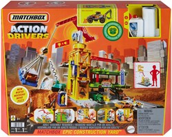 Mattel Baustellen-Spielset - Matchbox Action Drivers mit Licht und Sound