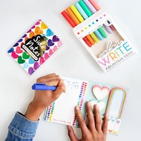 Ooly – Randnotizen Haftnotizen-Tab-Sets – Regenbogenherzen-3