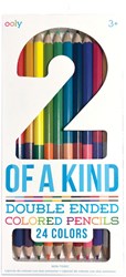 Ooly Buntstifte doppelseitig - Set mit 12 Stiften 24 Farben