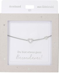 Depesche Armband Silber Herz Freundschaft Geschenk Mädchen