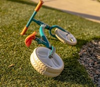 Yvolution Laufrad Yvelo Junior Air petrolgrün verstellbarer Sitz-2