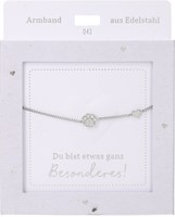 Depesche Armband Silber mit Pfote - Freundschaftsschmuck Geschenk