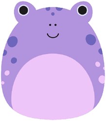 Squishmallows Kuscheltier Plüsch Kaulquappe Nahomy Lavendel 30cm weiches Spielzeug
