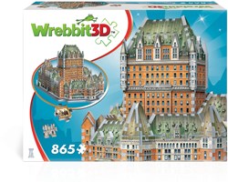 Wrebbit 3D Puzzle - Château Frontenac - 865 Teile - Bauset