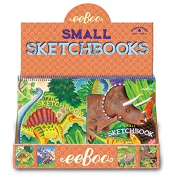 eeBoo kleines Skizzenbuch-Sortiment Dino (24 Teile)
