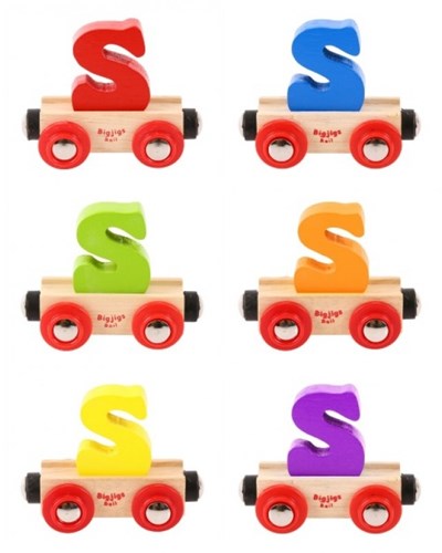 Bigjigs Buchstaben-Zug S-3