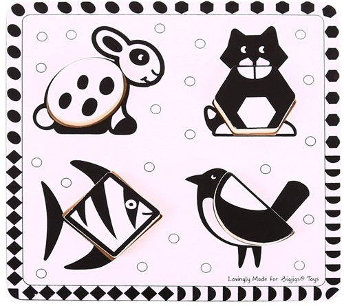 Bigjigs Schwarz-Weiß-Tierpuzzle-2