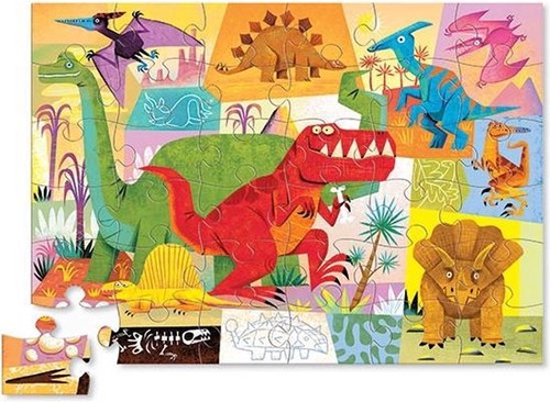 Crocodile Creek geformtes Puzzle Dinosaurier - 36 Stücke-2