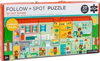 Petit Collage Puzzle Haus - buntes Kartonspielzeug für Kinder