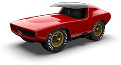 Playforever Auto Leadbelly Vincent rot - Design Spielzeugauto