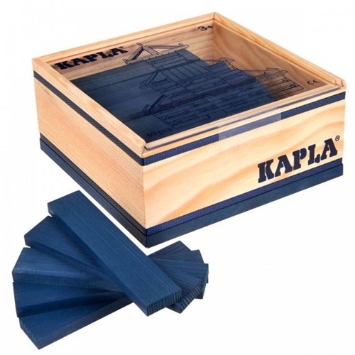 Kapla Holzbauplatten 40 Dunkelblau