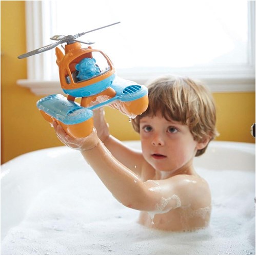 Green Toys Seehelikopter orange - nachhaltiger Spielzeug Helikopter-3