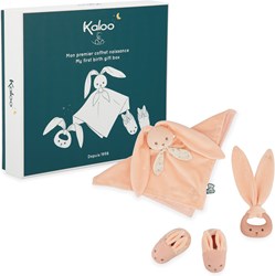 Kaloo Geburtsgeschenkset Spielzeug Lapinoo Pfirsich multicolor