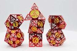 Foam Brain Games Metall-Würfelset RPG Oculus Ablaze DnD