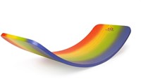 Kinderfeets Holzbalancierbrett / Balancierbrett Kinder - Regenbogen-2