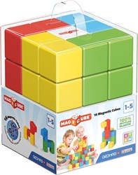 Geomag MagiCube Green Line Magnetische Bausteine 16 Stück mehrfarbig