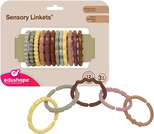 Edushape Stecker Basic Boho Chic - 12 Stück-2