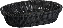 Westmark Saleen Brotkorb oval schwarz 32x23x7cm - Kunststoff Design