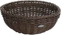 Westmark Brotkorb Kunststoff rund 23x9cm - braun - Saleen-2