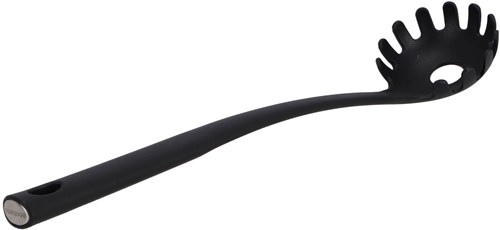 Brabantia Spaghettilöffel Black Line - Nylon Pastalöffel Antihaft Schwarz-3