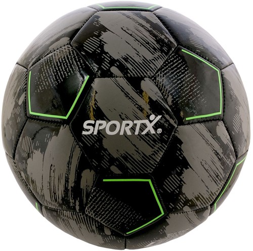 SportX Mini Fußball grau schwarz 160-180gr - Kinder Fußball Ball-2