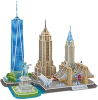 Cubic Fun 3D-Puzzle New York City Skyline Karton Dekoration-2