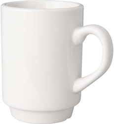 Mammoet Porzellan Tassen Set - 190ml Automatenbecher weiß 12 Stück