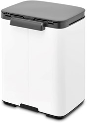 Brabantia Abfalleimer Bo 4L - weiße Mülleimer für Bad und Toilette