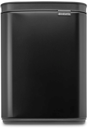 Brabantia Abfalleimer Bo 4L - Mülleimer matt schwarz - Wandmodell-2