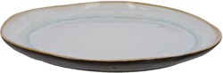Medard de Noblat Speiseteller Shadow Aqua 28 cm Steingut blau-grau