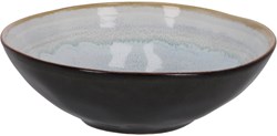 Medard de Noblat Suppenteller Shadow Aqua 19,5 cm Steingut blau-grau