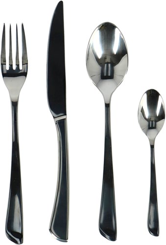 Amefa Besteckset Juno 24-teilig - Edelstahl silber - modernes Design-2