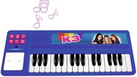 K3 Spielzeug Klavier mit Drumpad und Kopfhöreranschluss - blau-3