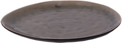 Streetfood festival Speiseteller Keramik oval 27,5x23 cm mehrfarbig