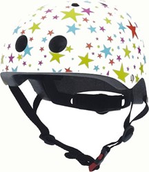 Coconuts Kinderhelm Fahrradhelm Skatehelm rot verstellbar Sicherheit Twinkle stars