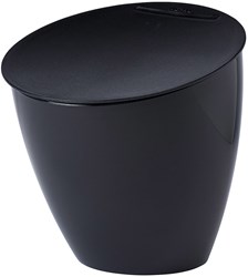 Mepal Abfallbehälter Calypso - Küchen Mülleimer 2,2 Liter nordic black